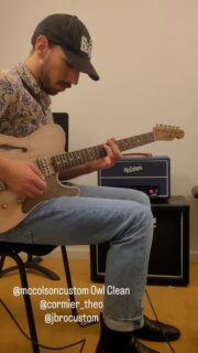En attendant le test complet capté hier, un avant goût du Owl clean dans les mains du talentueux @cormier_theo avec une superbe @jbrocustom.
@festivalguitareputeaux
@villedeputeaux
@lachaineguitare
#mccolsoncustom