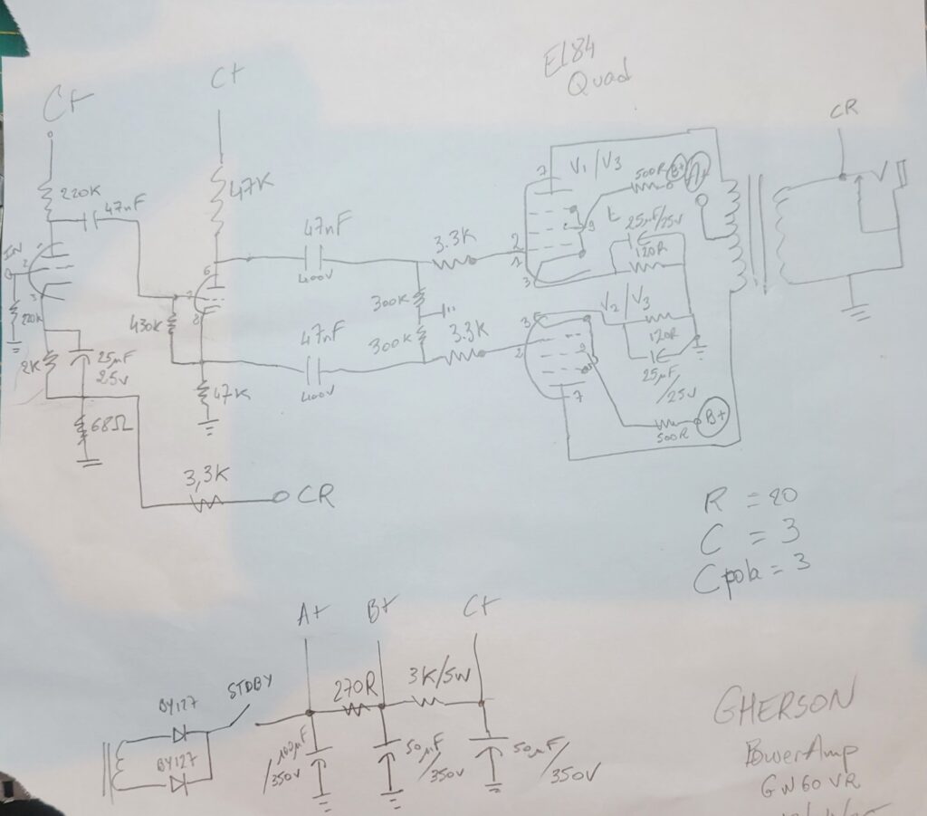 Schematic GHERSON GW60VR
